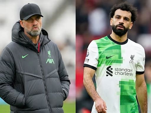 La imagen que refleja la crisis del Liverpool: saltaron 'chispas' entre Salah y Klopp