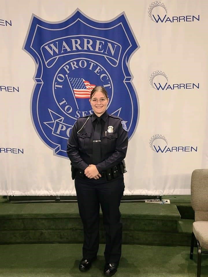 Warren police officer suffered line-of-duty spinal injury, returns to work 2 months early