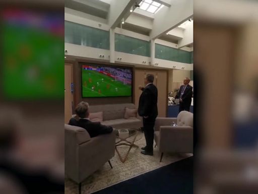 Keir Starmer steps out of Nato meeting to watch England’s Harry Kane score Euro 2024 penalty