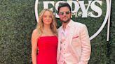 Hallmark’s Hunter King & Tyler Hynes Wear Red for Kansas City Chiefs at ESPYs 2024 Amid Filming of NFL Christmas Movie