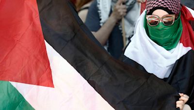 Amistad con Palestina La Rioja se concentra en Logroño para denunciar los últimos ataques en Rafah