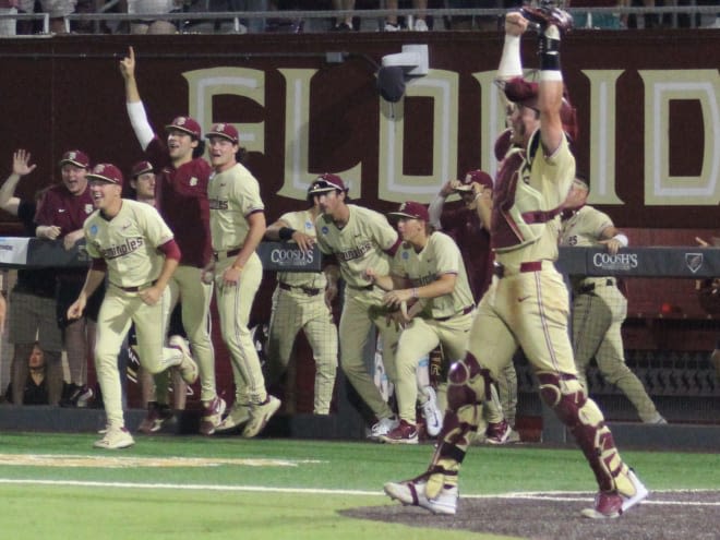 FSU hammers UCF with nine-run fifth to advance to home super regional