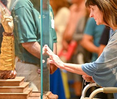 Relic of St. Jude makes a stop at cathedral in Garden Grove during SoCal tour