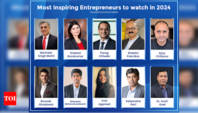 Most Inspiring Entrepreneurs to watch in 2024 - Times of India