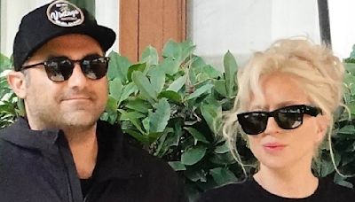 Lady Gaga departs Venice with her fiancé Michael Polansky