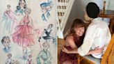 Woman Recreates Grandmother's Sketches After She Gave Up Fashion Designer Dream for Motherhood in 1940s (Exclusive)