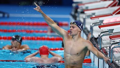 PICS: Marchand sets Olympic record; Martinenghi ends Peaty's 'three-peat' dream