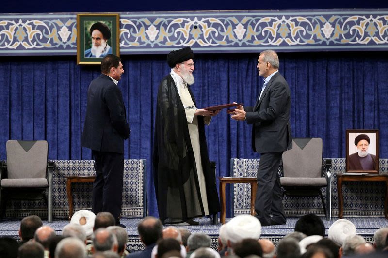 Khamenei officially endorses relative moderate as Iran's president