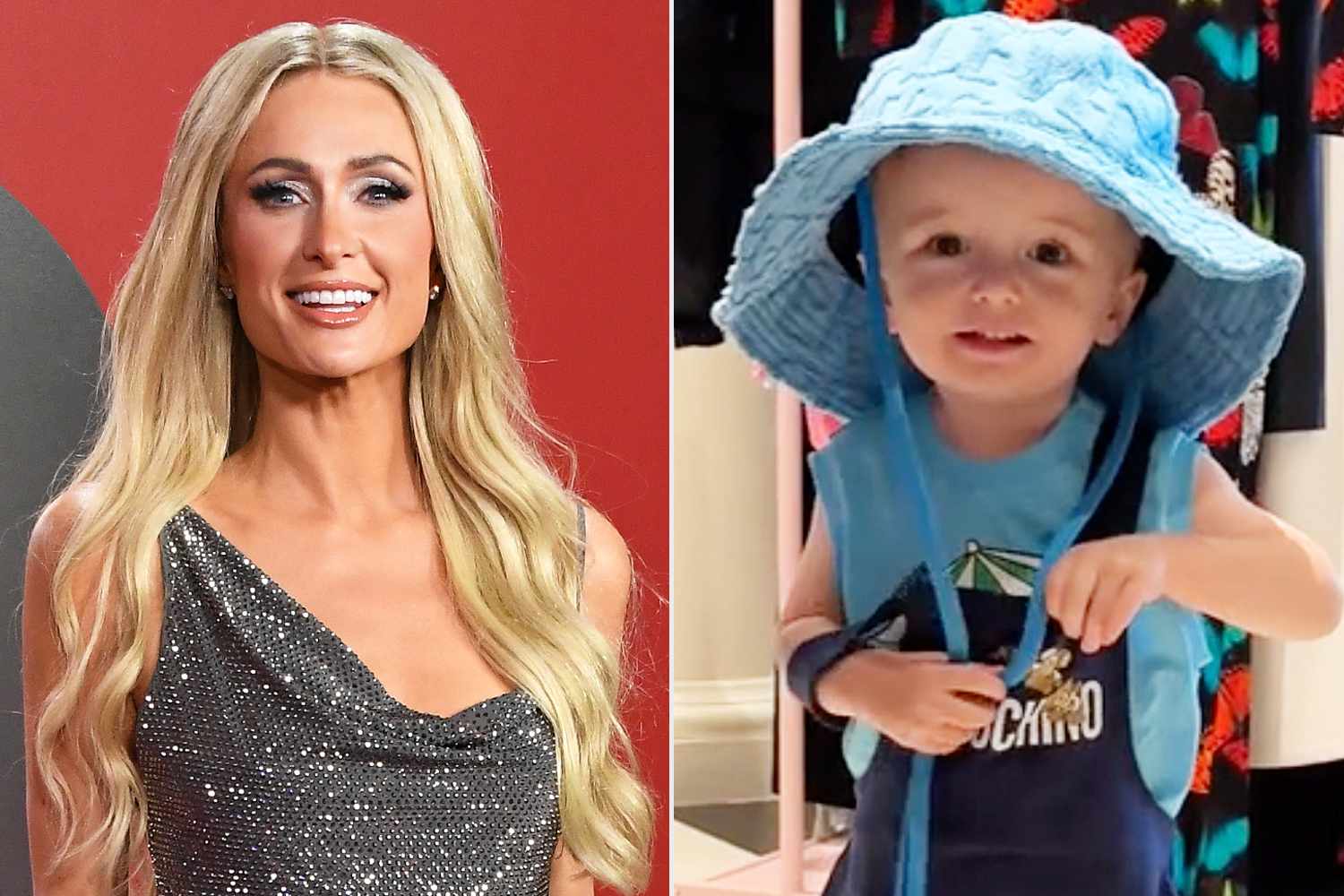 Paris Hilton Calls Son Phoenix a 'Lil Style Icon' as He Rocks Moschino Overalls and Versace Hat