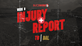 Bucs vs. Ravens injury report: 4 players upgraded for Tampa Bay
