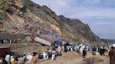 Massive landslide buries trucks, kills 2 people in Pakistan