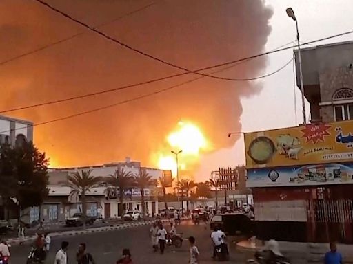 Israeli jets strike Houthi targets in Yemen after Tel Aviv attack, at least 80 people wounded | World News - The Indian Express