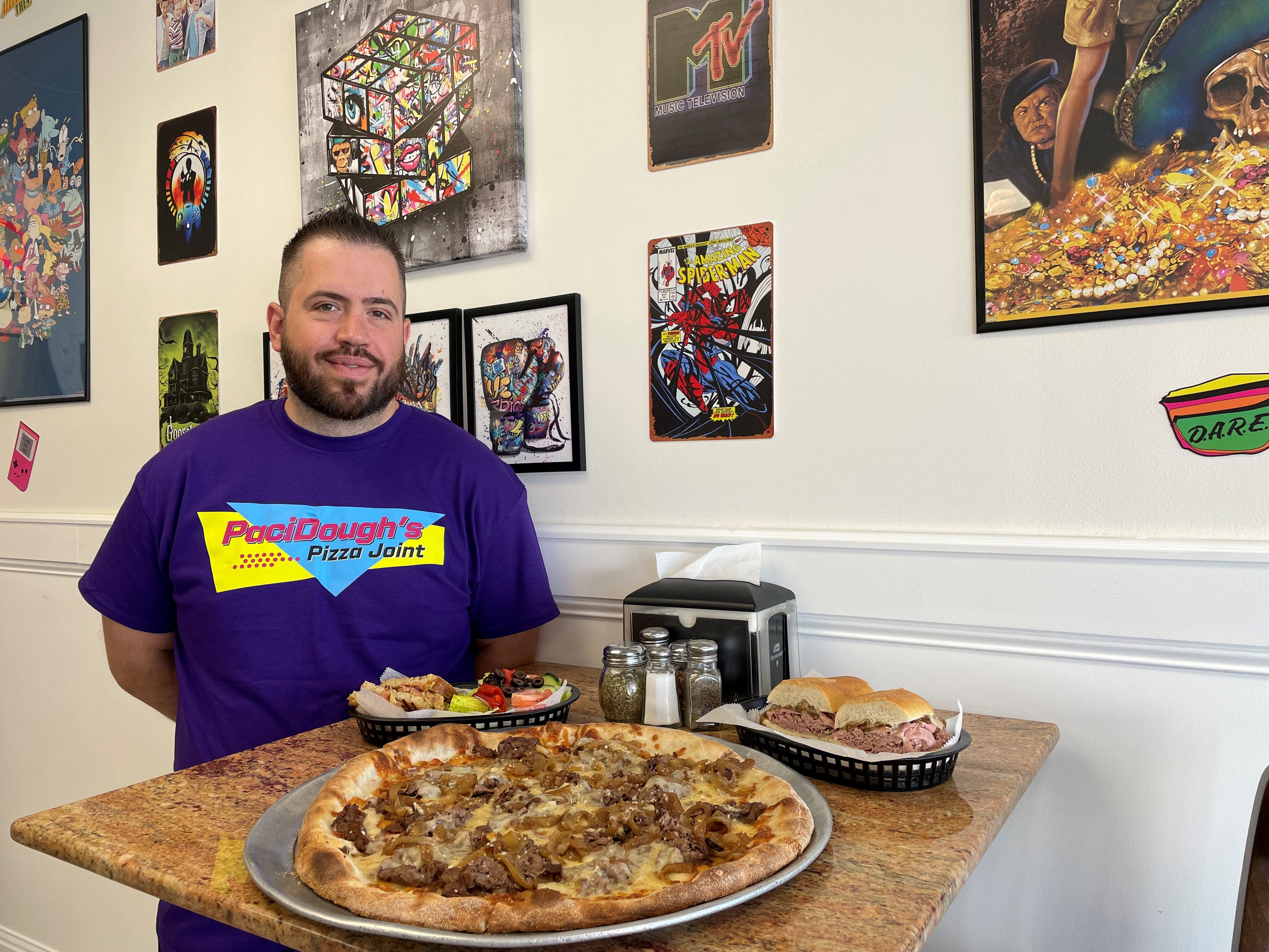 The new PaciDough's Pizza Joint in South Toms River has sourdough pizza and a '90s theme