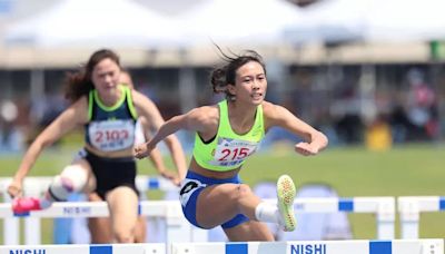 全大運田徑》頂31度高溫平個人最佳 張博雅衛冕女子100公尺跨欄懷巴黎奧運美夢