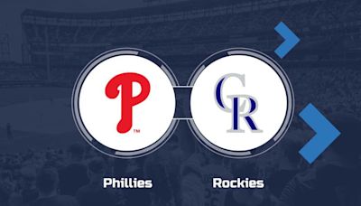 Phillies vs. Rockies Prediction & Game Info - May 25