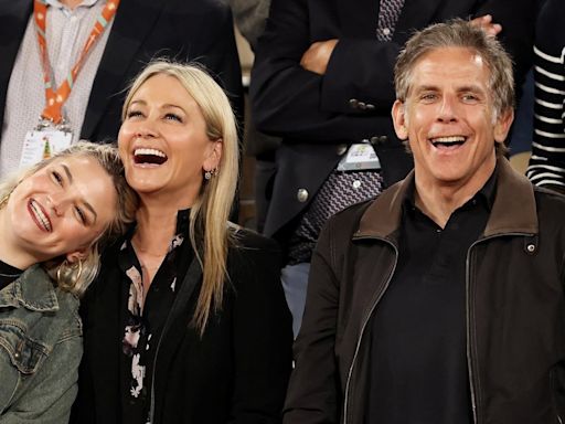 Ben Stiller Joins Wife Christine Taylor & Daughter Ella at French Open 2024 in Paris!