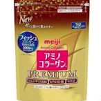 〖洋哥全球購〗明治膠原蛋白粉 奢華黃金版 Meiji 補充包28日份 膠原蛋白 現貨