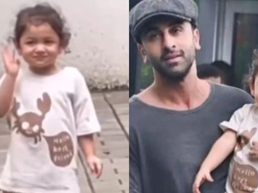 Ranbir Kapoor Makes First Appearance After Dengue. Daughter Raha Joins Dad For A Day Out