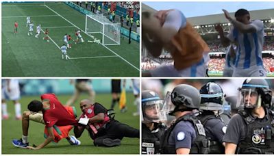 Paris Olympics Shocker: Morocco Fans Invade Pitch, Throw Missiles At Argentina After Equalizer In 116th Minute