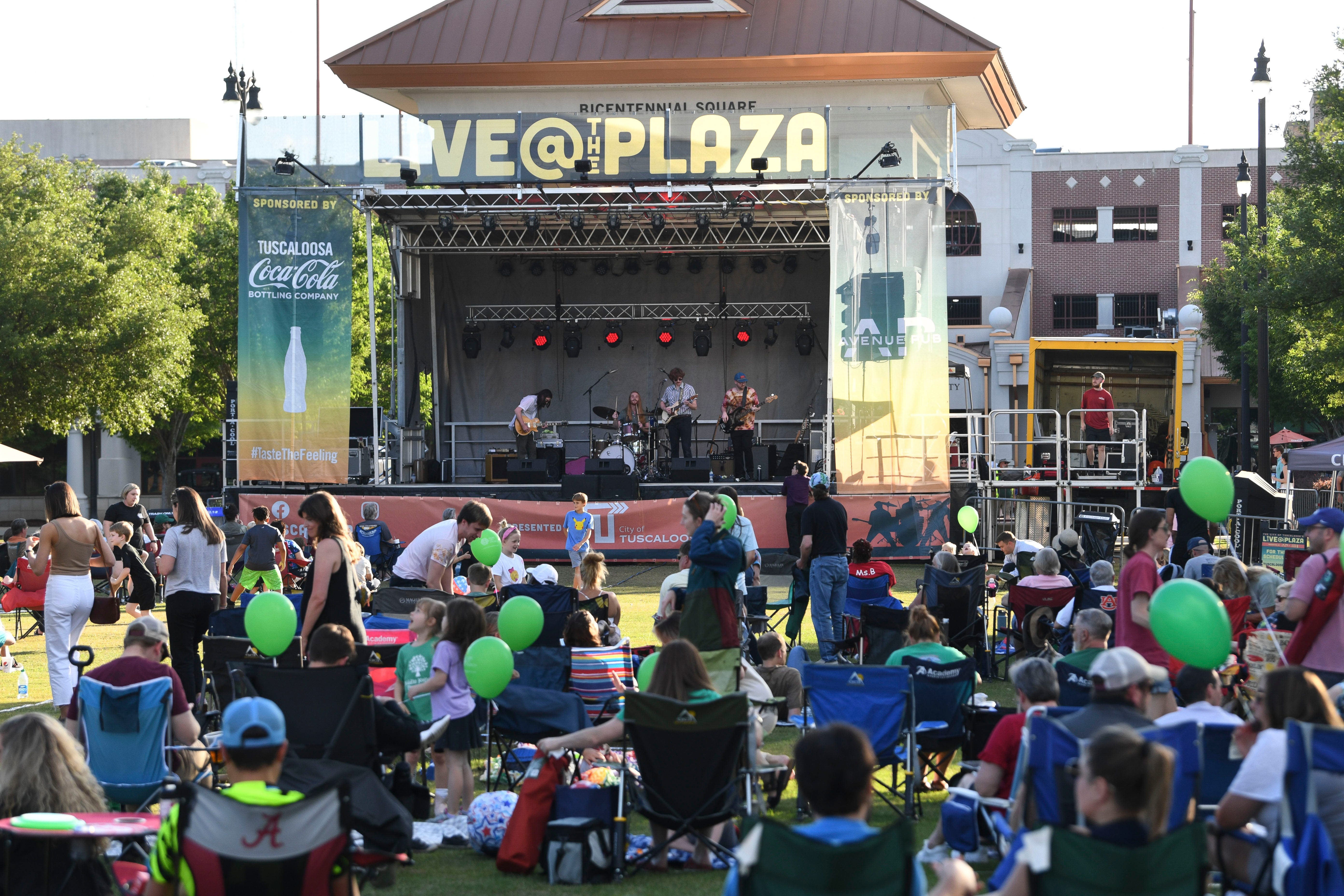 Live at the Plaza continues with free outdoor concerts in Tuscaloosa