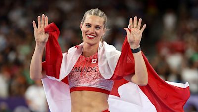 Video: Alysha Newman, OnlyFans Pole Vaulting Champion, Celebrates Medal