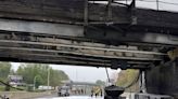 Traffic snarled as workers begin removing bridge over I-95 following truck fire in Connecticut