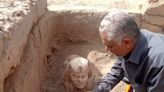 ‘Mini Sphinx’ statue with a ‘soft smile’ and two dimples unearthed in Egypt