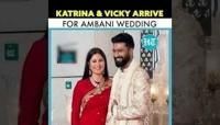 Katrina Kaif & Vicky Kaushal Arrive To Attend Anant & Radhika's Wedding