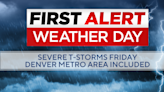 Colorado Weather: Hailstorms possible in Denver metro Friday