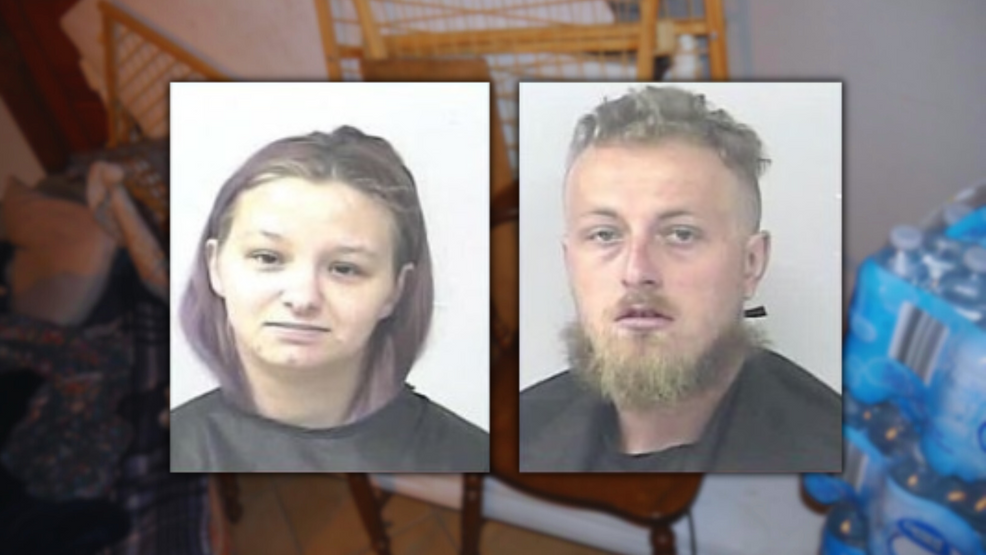 Florida couple arrested after toddler found barricaded in dark closet