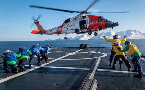 Coast Guard commandant says service is maneuvering a tight budget as its worldwide mission expands