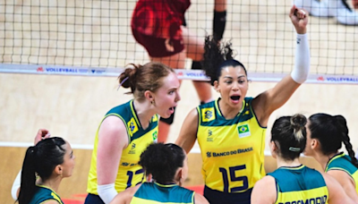 Brasil rola elenco contra Tailândia e novatas brilham na 8ª vitória na Liga das Nações de Vôlei