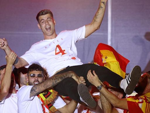 Las mejores imágenes de la fiesta por la Eurocopa de la selección en la Cibeles