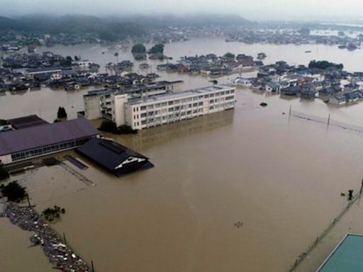 Heavy rain in northern Japan triggers floods and landslides, forcing hundreds to take shelter | World News - The Indian Express