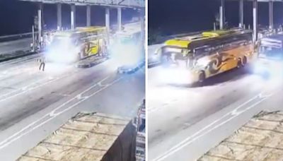Video: Bus Driver Dragged For 1km After Confronting Another Bus...Collision In AP's Chittoor, Dies As Face Disfigured