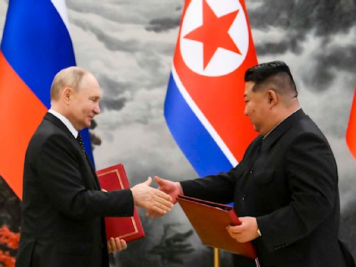 Russia and North Korea sign partnership deal that appears to be the strongest since the Cold War