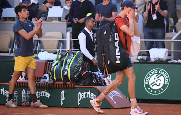 Carlos Alcaraz and Jannik Sinner land in the same half at Wimbledon