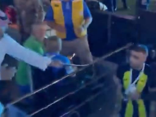 Detenido el aficionado que agredió con un látigo al compañero de Benzema en el Al-Ittihad