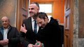 A Greek novelist and a lawyer are the first same-sex couple to wed at Athens city hall