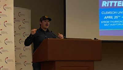 Kyle Rittenhouse brings speaking tour to Clemson, advocating for campus carry