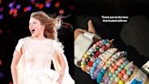 Selena Gomez shows off all the friendship bracelets she received at Taylor Swift's Eras Tour