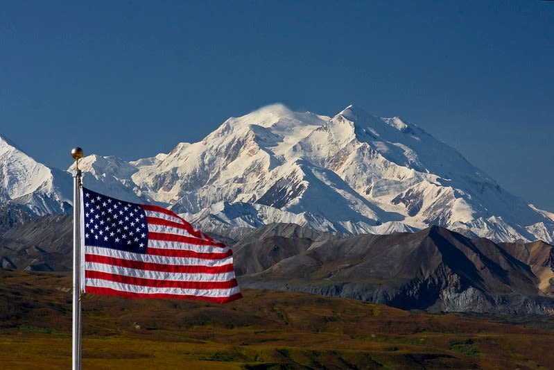 Denali National Park contractor says American flag was removed from vehicle after road-noise complaint