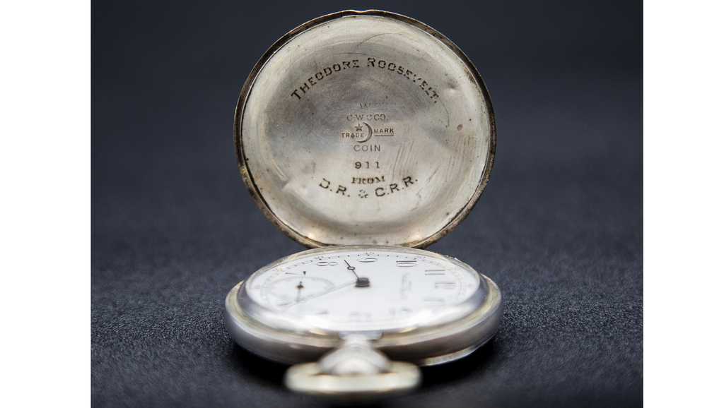 Theodore Roosevelt's silver pocket watch was stolen in 1987. It's finally back at his New York home