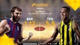 Barça Basket vs. Lenovo Tenerife: horario, TV, estadísticas, cuadro y pronósticos