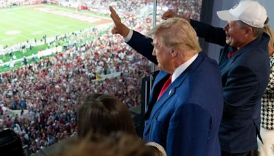 Trump Says He’s in Danger. So Why Did He Seek Out the Embrace of 100,000 Fans?