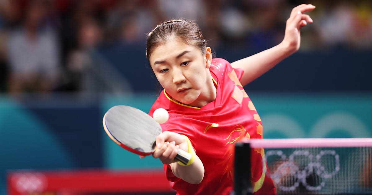 Paris 2024 Olympics Table Tennis: Chen Meng of the People’s Republic of China wins gold in women’s singles