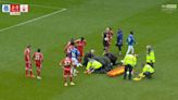 Everton vs Nottingham Forest delayed after horror clash of heads