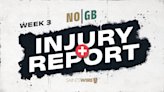 Updated Saints injury report for Week 3 at Packers