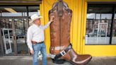 The tale of the 8-foot cowboy boot in the Italian Market and the store owner who put it there