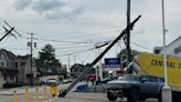 Tractor-trailer crash knocks down poles, power lines in Washington